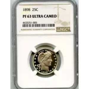 Quarter Dollars---Barber or Liberty Head (3)