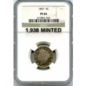 Nickel Five Cent Pieces-Liberty Head 1883-1913 (3)