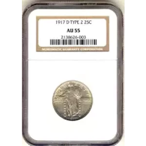 Quarter Dollars---Standing Liberty (3)