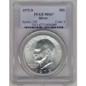 Dollars---Eisenhower 1971-1978 Copper-Nickel- 1 Dollar (3)