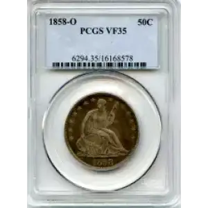 Half Dollars---Liberty Seated 1839-1891 -Silver- 0.5 Dollar (3)