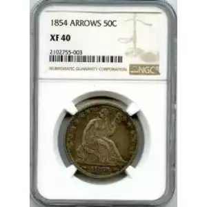 Half Dollars---Liberty Seated 1839-1891 -Silver- 0.5 Dollar (3)