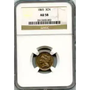 Nickel Three Cent Pieces 1865-1889 (3)