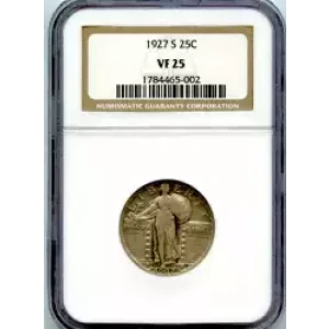 Quarter Dollars---Standing Liberty (3)