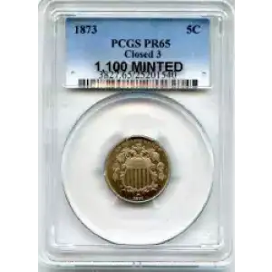 Nickel Five Cent Pieces-Shield 1866-1883 (3)