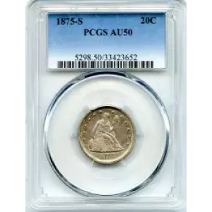 Twenty Cent Pieces-Liberty Seated 1875-1878 (3)