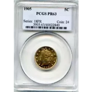 Nickel Five Cent Pieces-Liberty Head 1883-1913 (3)