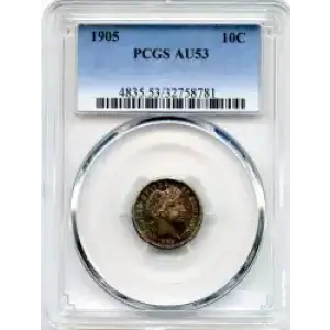 Dimes---Barber or Liberty Head 1892-1916 -Silver- 1 Dime (3)