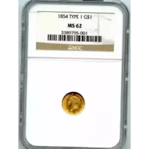 Gold Dollars---Liberty Head 1849-1854 -Gold- 1 Dollar (3)