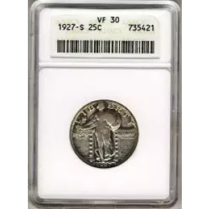 Quarter Dollars---Standing Liberty (3)