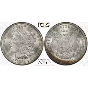 1881-CC MORGAN DOLLAR PCGS MS64 CAC - ORIGINAL PQ! (2)