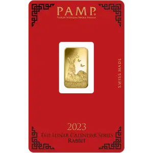 2023 5g PAMP Gold Year Of The Rabbit bar (2)