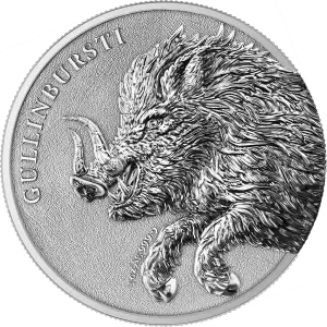 2025 1 oz Germania Beasts - Gullinbursti Silver Coin (2)