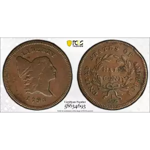 1795 1/2C Lettered Edge, BN (2)