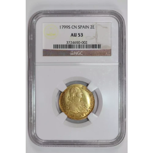 SPAIN Gold 2 ESCUDOS