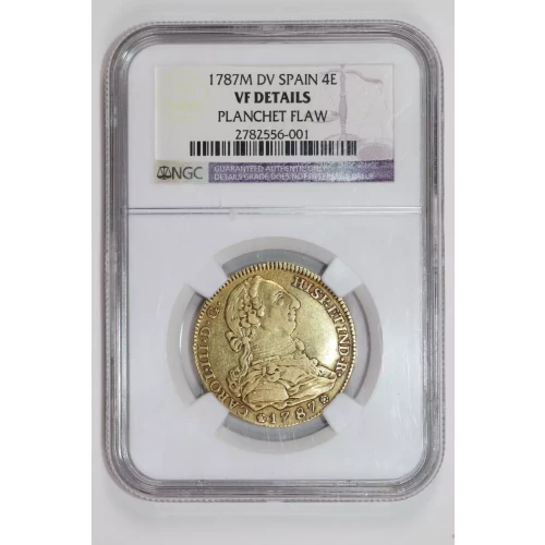 SPAIN Gold 4 ESCUDOS