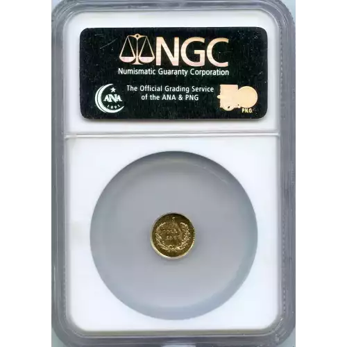 Territorial Gold -California Small Denomination Gold-Half Dollar Round-Liberty Head -Gold- 0.5 Dollar (3)