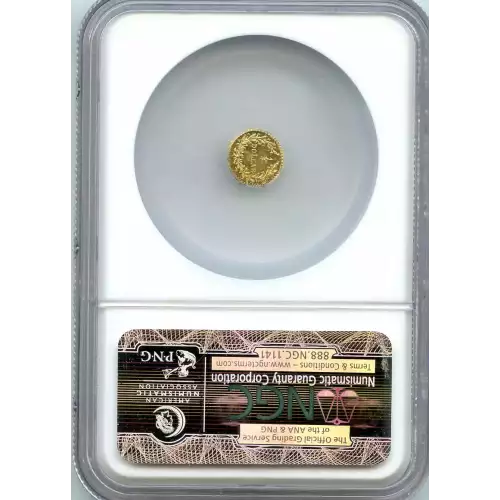 Territorial Gold -California Small Denomination Gold-Quarter Dollar Octagonal-Indian Head -Gold- 0.25 Dollar (3)