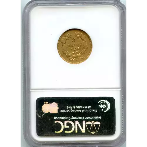 Three Dollar Gold Pieces---Indian Princess Head 1854-1889 -Gold- 3 Dollar (3)