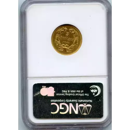 Three Dollar Gold Pieces---Indian Princess Head 1854-1889 -Gold- 3 Dollar (3)