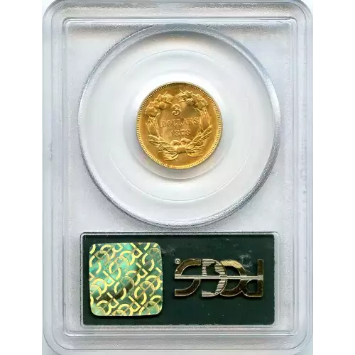 Three Dollar Gold Pieces---Indian Princess Head 1854-1889 -Gold- 3 Dollar (3)