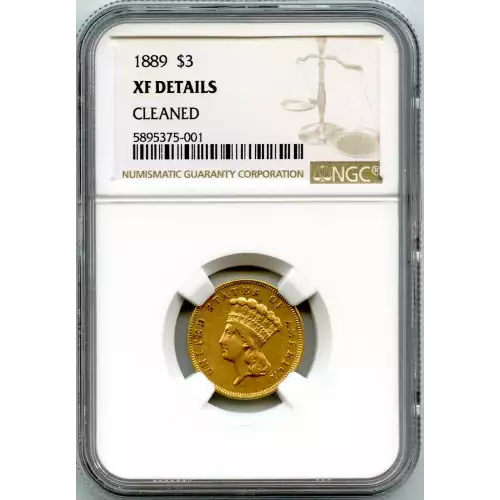 Three Dollar Gold Pieces---Indian Princess Head 1854-1889 -Gold- 3 Dollar (3)