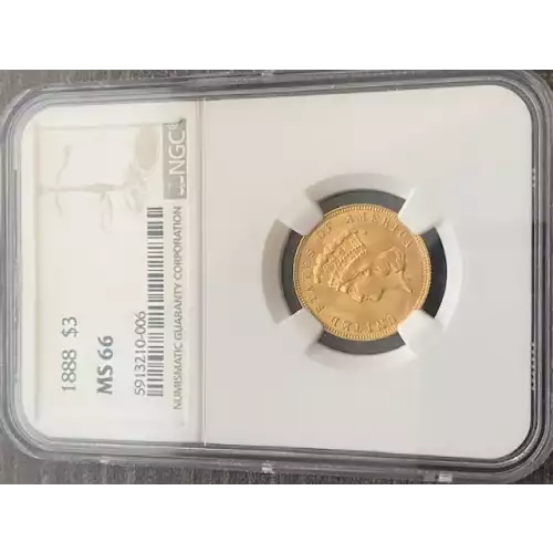 Three Dollar Gold Pieces---Indian Princess Head 1854-1889 -Gold- 3 Dollar (3)