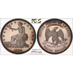 Trade Dollars---Trade Dollars 1873-1885 -Silver- 1 Dollar (3)