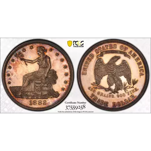 Trade Dollars---Trade Dollars 1873-1885 -Silver- 1 Dollar (3)