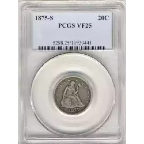 Twenty Cent Pieces-Liberty Seated 1875-1878 (3)