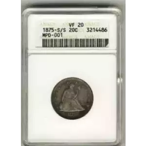 Twenty Cent Pieces-Liberty Seated 1875-1878 (3)