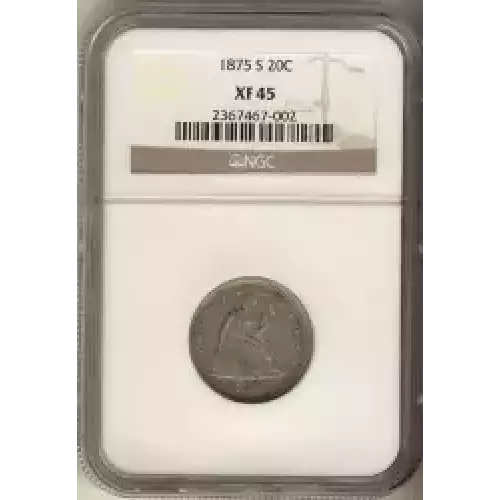 Twenty Cent Pieces-Liberty Seated 1875-1878 (3)