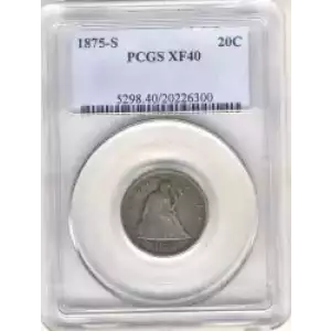 Twenty Cent Pieces-Liberty Seated 1875-1878 (3)