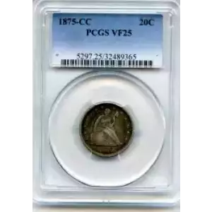 Twenty Cent Pieces-Liberty Seated 1875-1878 (3)