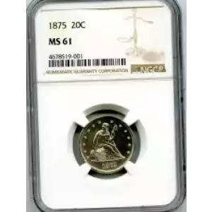 Twenty Cent Pieces-Liberty Seated 1875-1878 (3)