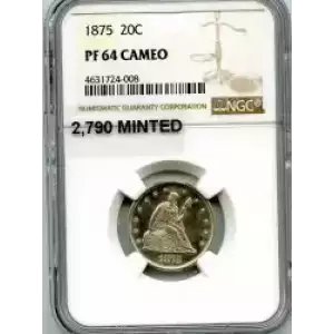 Twenty Cent Pieces-Liberty Seated 1875-1878 (3)