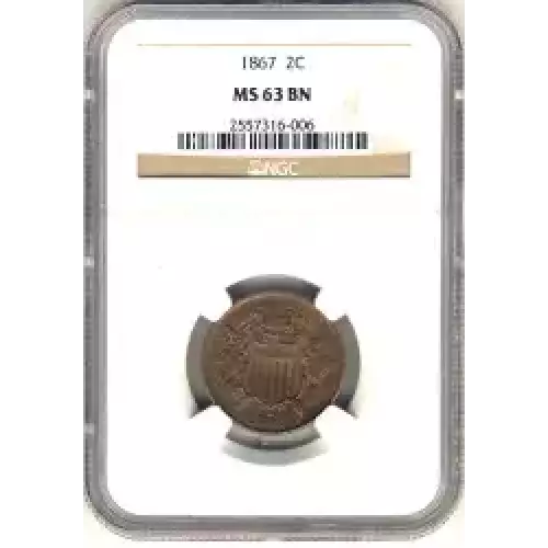 Two cent pieces-Two cent pieces 1864-73 -Copper (3)