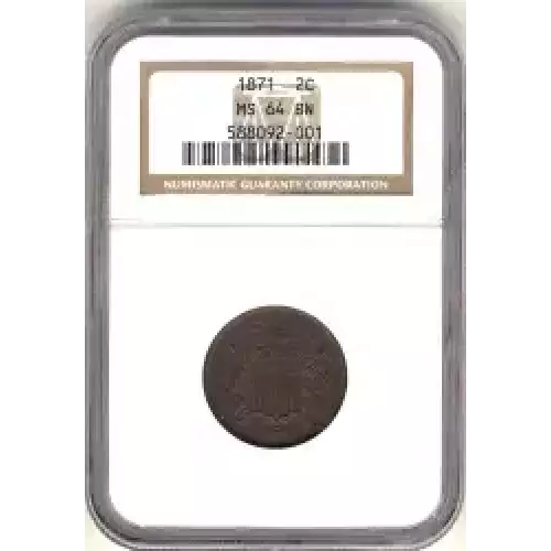 Two cent pieces-Two cent pieces 1864-73 -Copper (3)