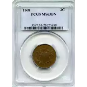 Two cent pieces-Two cent pieces 1864-73 -Copper (3)