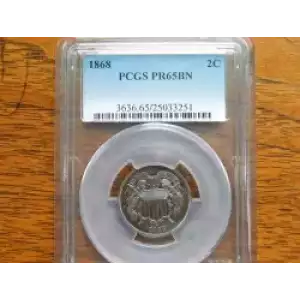 Two cent pieces-Two cent pieces 1864-73 -Copper (3)