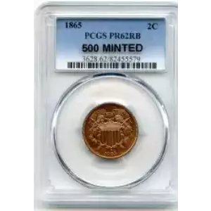 Two cent pieces-Two cent pieces 1864-73 -Copper (3)