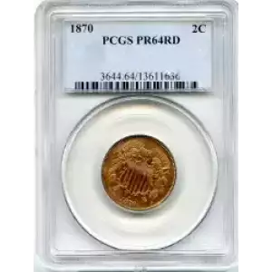 Two cent pieces-Two cent pieces 1864-73 -Copper (3)