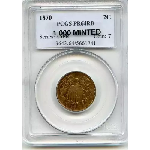 Two cent pieces-Two cent pieces 1864-73 -Copper (3)