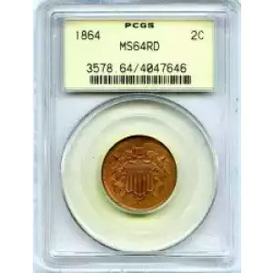 Two cent pieces-Two cent pieces 1864-73 -Copper (3)