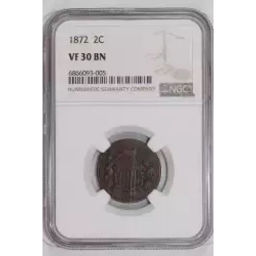 Two cent pieces-Two cent pieces 1864-73 -Copper